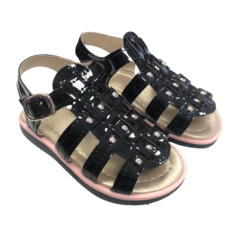 Sandalias Niñas Art. 133 Negro 20-25