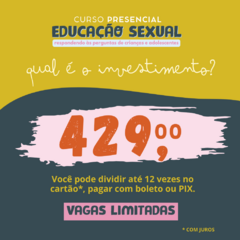 Imagem do CURSO PRESENCIAL EDUCAÇÃO SEXUAL