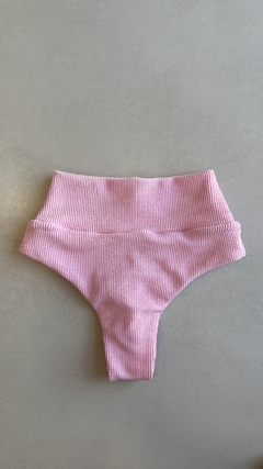 Hotpants semi fio - rosa bebê texturizado