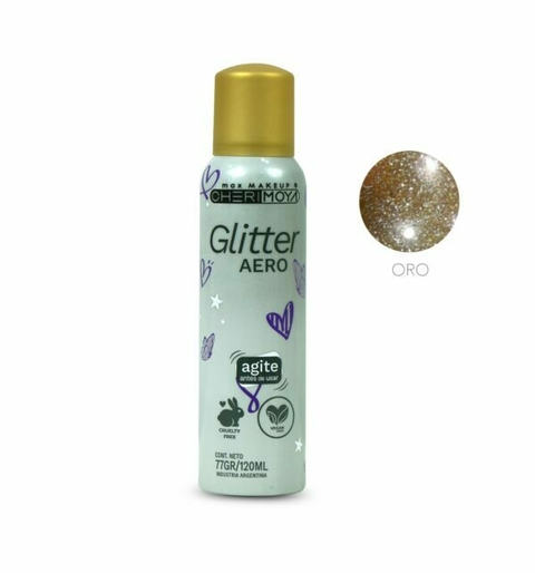 Aerosol Glitter Plata Cherimoya 120 ml