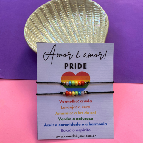 Ananda Bijoux - Loja na Ilha do Mel - Pulseiras Pride LGBT