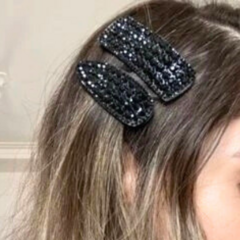 Presilha de Cabelo Strass Simples - comprar online