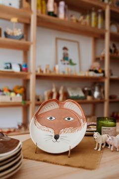 Plato cerámica animales autóctonos - comprar online