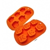 Molde Silicona x 6 Calabazas Halloween