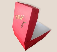 Caja Roja Bisagra Love Dorado - comprar online