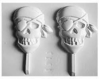 Molde Placa Acetato Chupetin Calavera x 2