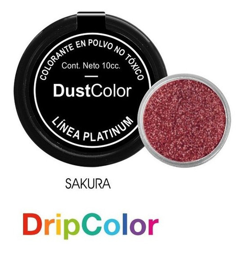 Glitter Sakura No Toxico DUST COLOR Linea Platinum