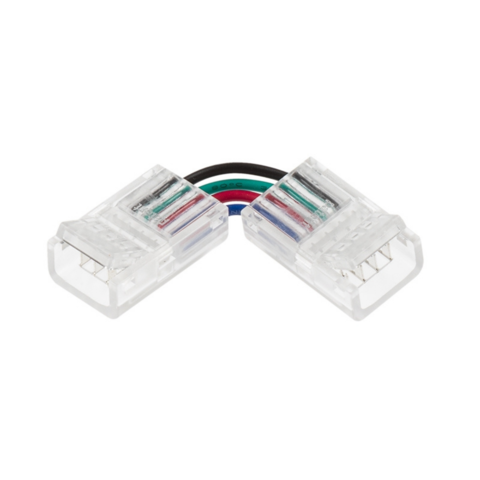 Pack X10 Conector Doble Union Empalme Tira Led 5050