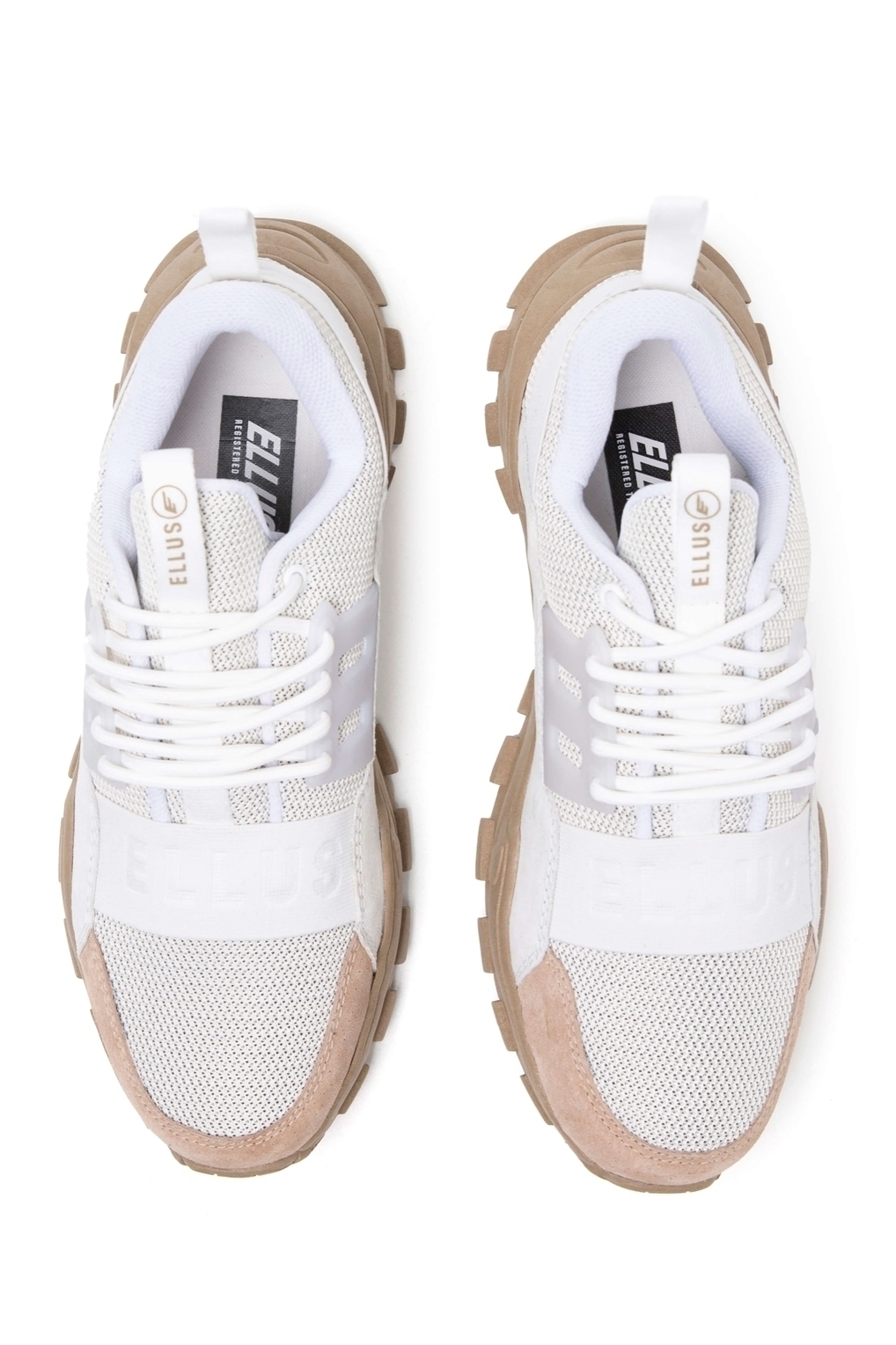 T NIS ELLUS MASCULINO TREKKING BICOLOR OFF WHITE E BEGE