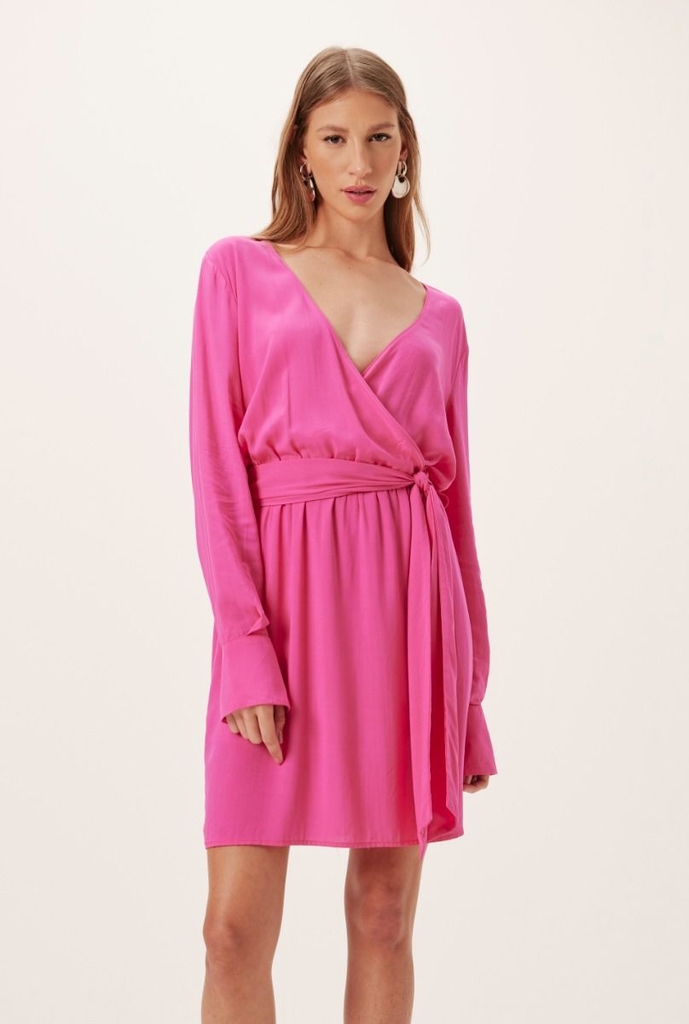 Vestido dimy hotsell manga longa