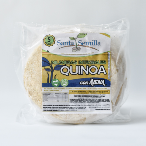 Milanesas integrales Quinoa