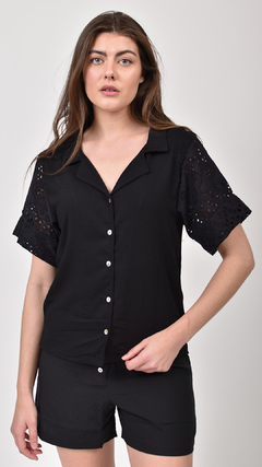 CONJUNTO SAINT-TROPEZ BRODERIE NEGRO - comprar online