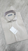Camisa rayada (S184) algodon premium