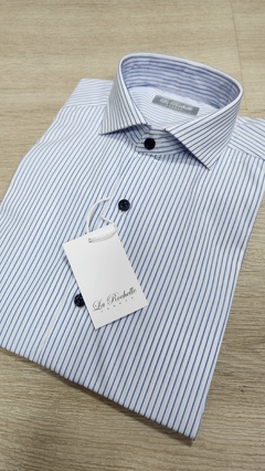 Camisa rayada (S200)100% algodon