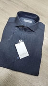 Camisa fil a fil gris (S205)