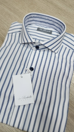 Camisa rayada (S219) 100% algodon - comprar online