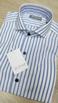 Camisa rayada (S220) 100% algodon - comprar online