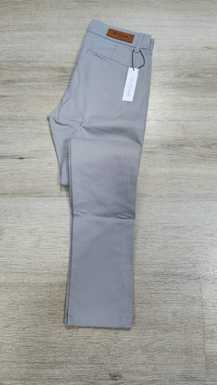 Pantalon chino teen (gris claro)