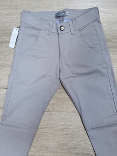 Pantalon chino teen (gris claro) - comprar online