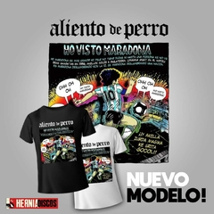 Remeras de rock: Remera Aliento de Perro Ho visto Maradona