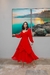 Vestido Elizabeth Midi Vermelho - comprar online