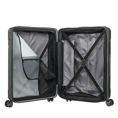 SAMSONITE EVOA SPINNER 69/25 EXP BRUSHED BLACK - Travel Store by Pezzati Viajes 