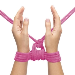 Corda Shibari Bondage Fetish Rope 10m - Preta na internet