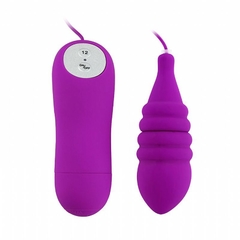 Bullet Silicone C/Vibro 12 Velocidades - Pleasure Shell Doce Libido