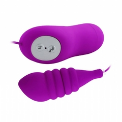 Bullet Silicone C/Vibro 12 Velocidades - Pleasure Shell Doce Libido