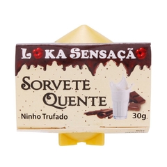 Vela Beijável Sorvete Quente Loka Sensação 30g - Ninho Trufado - Doce Libido