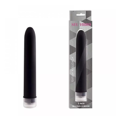 Vibrador Personal Aveludado Youvibe 17x2,5cm - Preto - Doce Libido