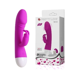 Vibrador Silicone Recarregável USB (Will) C/30 Vibrações - Pretty Love - Doce Libido