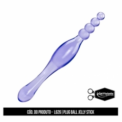 Plug Ball Jelly Stick 2 Ondulado - La Pimienta - Doce Libido