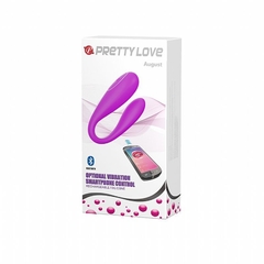 Vibrador de Casal via Bluetooth August - Pretty Love Doce Libido