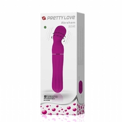 Vibrador-Silicone-Dupla-Rotacao-com-16-Funcoes-Abraham-Pretty-Love