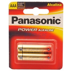 Pilha Palito AAA Alcalina 2un - Panasonic