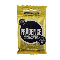 Preservativo Prudence Cores e Sabores - Celebration - BRINDE