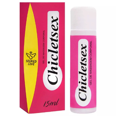 Lubrificante Beijável Chicletsex 15ml - Morango - Doce Libido