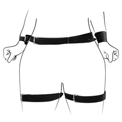 Harness Para Cintura Com Algema - Brasil Fetiche - Doce Libido