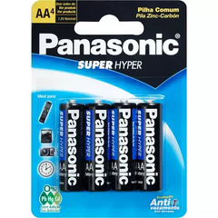 Pilha Pequena AA Super Hyper 4un - Panasonic - Doce Libido
