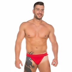 Cueca Jock Strapy Pimenta Sexy - Vermelha - Doce Libido