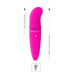 Vibrador Ponto G Spot Linha Color Aveludado - Magenta - Doce Libido