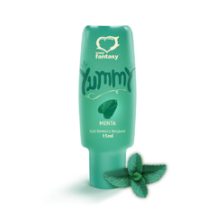 Gel Comestível Yummy Hot 15ml - Menta - Doce Libido