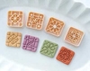 Cortante para galletitas mandala azulejo Packx4