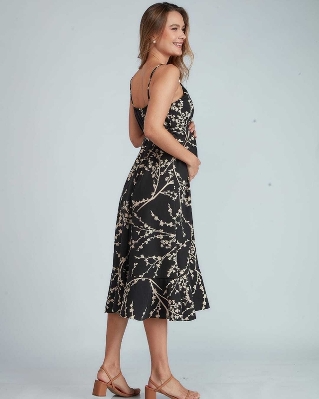 Vestido envelope para gestante 2025