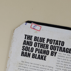 Ran Blake – The Blue Potato And Other Outrages... (1969/-) [importado, EUA] - bambas discos