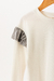 Sweater de lanilla morley con volados en lurex - tienda online