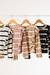 Sweater con volados Sofia lanilla rayada - comprar online