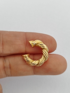 ARO CUFF HILOS DORADO