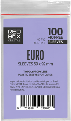 Sleeve Cristal: EURO – 59x92mm